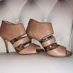 ANTONIO MELANI OPEN TOE HEELS
